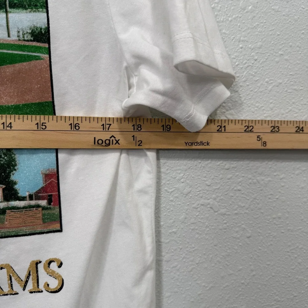 Field of Dreams Movie T Shirt White Baseball Graphic Print‎ Mens Medium M - Picture 5 of 7